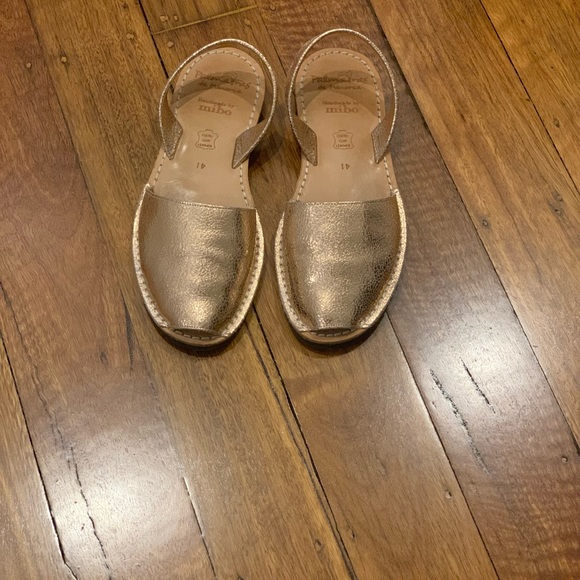 Metallic rose gold Palmairas sandals size 41 - Picture 4 of 5
